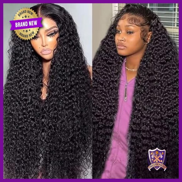 30 Inch Deep Wave Lace Front Wig Human Hair 13x6 HD Glueless Pre Plucked